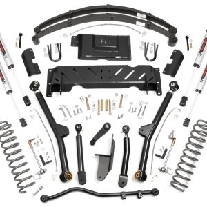 4.5 Inch Lift Kit | Long Arm | RR Leafs | NP242 | V2 | Jeep Cherokee XJ (84-01)