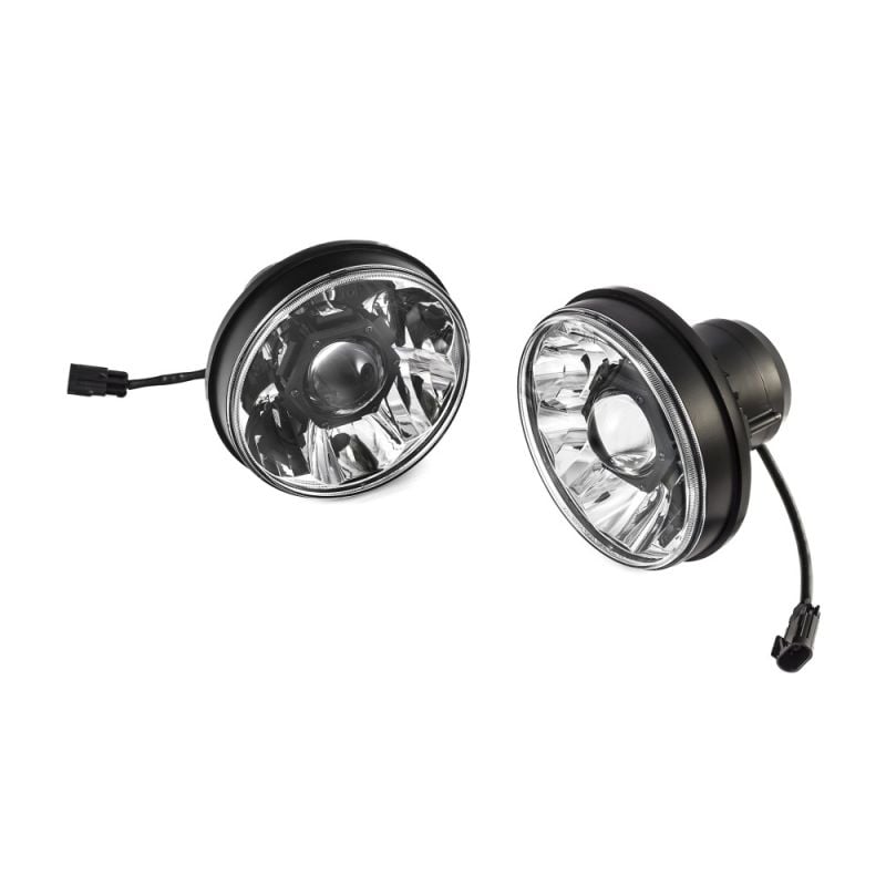 7" Gravity® LED Pro - 2-Headlights - SAE/ECE - 40W Driving Beam - Universal / 07-18 Jeep JK - Image 2