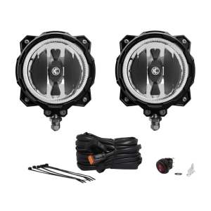 Gravity® LED PRO6 Wide-40 - 2-Light System - Ditch Light Kit - for Jeep 392/Mojave