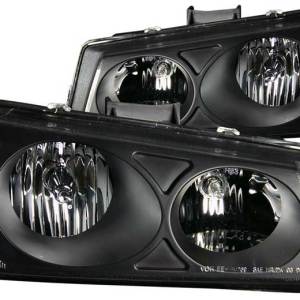 ANZO 03-06 AVALANCHE W/O BODY CLADDING/03-07 SILVERADO(CLASSIC)CRYSTAL BLACK HEADLIGHTS DRIV/PASS