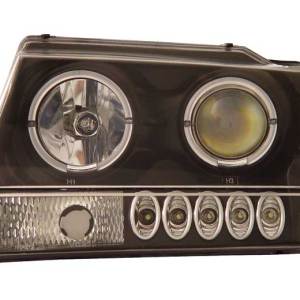 ANZO 99-04 GRAND CHEROKEE HEADLIGHTS PROJECTOR WITH HALO BLACK DRIVER/PASSENGER