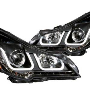 ANZO 10-14 OUTBACK PROJECTOR W/U-BAR BLACK CLEAR HEADLIGHTS DRIVER/PASSENGER