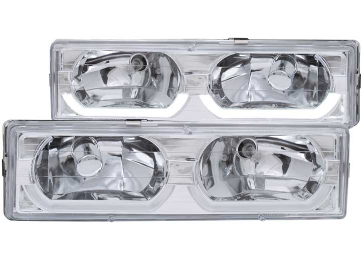 ANZO 88-98 1500,2500, 88-00 3500, 92-94 BLAZR, 95-99 TAHOE,92-99 SUB/YUKON CRYSTL HDL DRIVE/PASS
