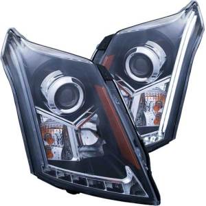 ANZO 10-15 SRX HEADLIGHT PROJECTOR W/PLANK STYLE DESIGN BLACK CLEAR DRIVE/PASS