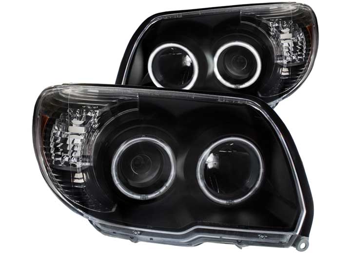 ANZO 06-09 4RUNNER PROJECTOR HEADLIGHTS W/U-BAR BLACK CLEAR DRIVER/PASSENGER