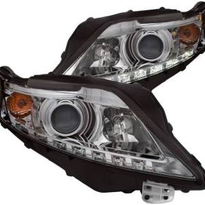 ANZO 10-12 RX350 PROJECTOR HEADLIGHTS W/U-BAR CHROME CLEAR DRIVER/PASSENGER