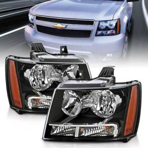 ANZO 07-14 TAHOE/SUBURBAN CRYSTAL HEADLIGHTS BLACK