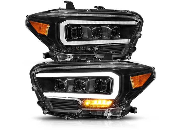 ANZO 16-17 TACOMA FULL LED PROJECTOR HEADLIGHTS W/ BLACK HOUSING