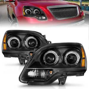 ANZO 07-12 ACADIA PROJECTOR HEADLIGHTS BLACK HOUSING