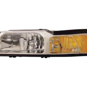 ANZO 99-04 MUSTANG HEADLIGHTS CRYSTAL CHROME DRIVER/PASSENGER