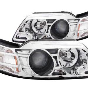ANZO 99-04 MUSTANG HEADLIGHTS PROJECTOR CHROME DRIVER/PASSENGER