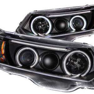 ANZO 06-11 CIVIC 2DR HEADLIGHTS PROJECTOR WITH HALO BLACK DRIVER/PASSENGER