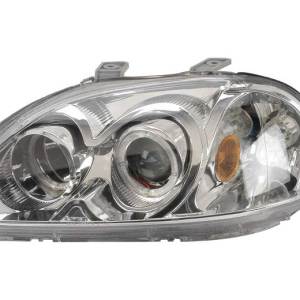 ANZO 96-98 CIVIC HEADLIGHTS PROJECTOR WITH HALO CHROME DRIVER/PASSENGER