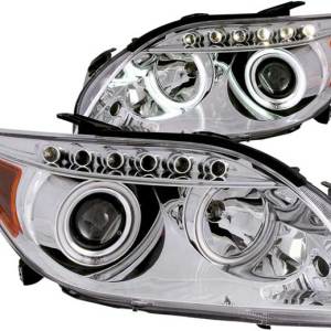 ANZO 05-10 SCION TC HEADLIGHTS PROJECTOR WITH HALO(CCFL)CHROME DRIVER/PASSENGER