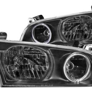 ANZO 00-01 CAMRY HEADLIGHTS WITH HALO BLACK DRIVER/PASSENGER