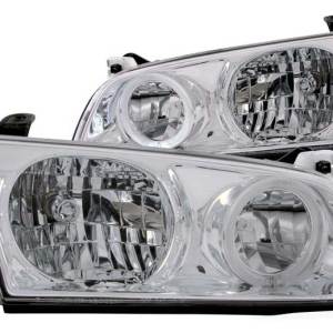 ANZO 00-01 CAMRY HEADLIGHTS WITH HALO CHROME DRIVER/PASSENGER