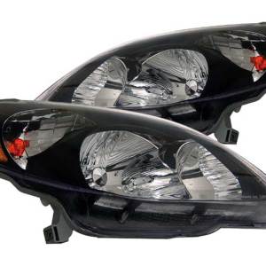 ANZO 03-08 MATRIX HEADLIGHTS CRYSTAL BLACK DRIVER/PASSENGER