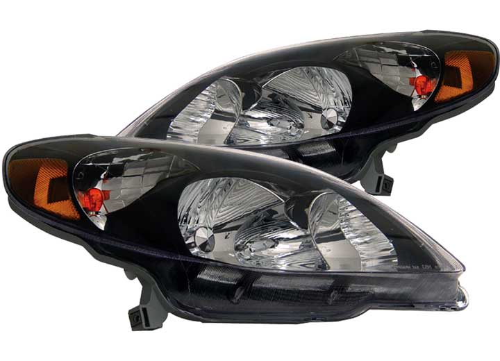 ANZO 03-08 MATRIX HEADLIGHTS CRYSTAL BLACK DRIVER/PASSENGER