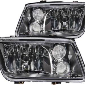 ANZO 99-05 JETTA HEADLIGHTS BLACK
