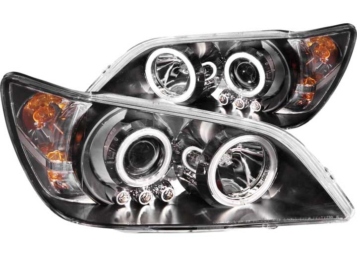 ANZO 01-05 IS 300 HEADLIGHTS BLACK CLEAR PROJECTOR WITH HALOS