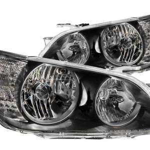 ANZO 01-05 IS 300 HEADLIGHTS BLACK CLEAR PROJECTOR