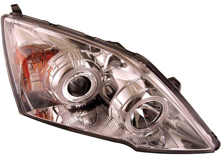 ANZO 07-11 CRV HEADLIGHTS CHROME CLEAR PROJECTOR WITH HALOS DRIVER/PASSENGER