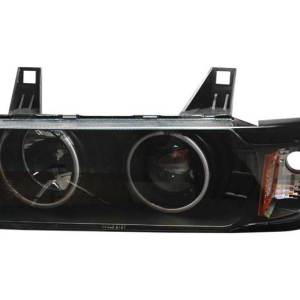 ANZO 92-98 BMW 3 SERIES E36 G2 1 PC PROJECTOR HALO BLACK CLEAR W/AMBER HEADLIGHTS DRIVE/PASS