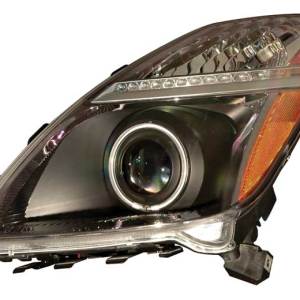 ANZO 04-09 PRIUS BLACK CLEAR AMBER HALO(CCFL)HEADLIGHTS DRIVER/PASSENGER