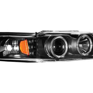 ANZO 99-04 MUSTANG PROJECTOR G2 BLACK CLEAR AMBER(DUAL PROJECTOR)HEADLIGHTS DRIVE/PASS