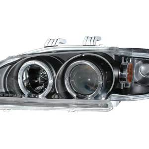 ANZO 92-95 HONDA CIVIC PROJECTOR 1PC WITH HALO BLACK HEADLIGHTS