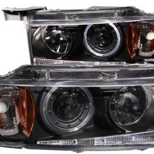 ANZO 04-07 XB G2 PROJECTOR HALO BLACK CLEAR HEADLIGHTS (SET)