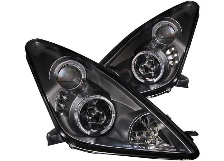 ANZO 00-05 CELICA PROJECTOR HEADLIGHT BLACK W/ HALO