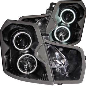 ANZO 03-07 CTS PROJECTOR HALO BLACK CLEAR CCFL HEADLIGHTS DRIVER/PASSENGER