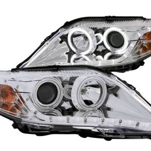 ANZO 10-11 CAMRY PROJECTOR HALO CHROME CLEAR (CCFL) HEADLIGHTS