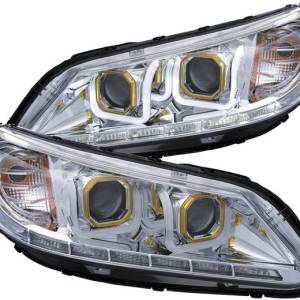 ANZO 13-15 ACCORD HEADLIGHT PROJECTOR W/ U-BAR CHROME CLEAR
