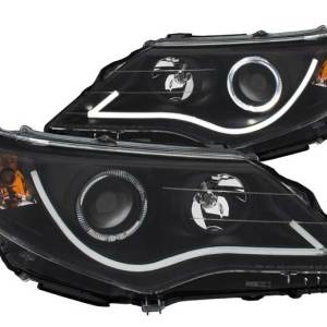 ANZO 12-13 CAMRY PROJECTOR HEADLIGHTS W/HALO BLACK DRIVER/PASSENGER