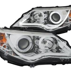 ANZO 12-13 CAMRY PROJECTOR HEADLIGHTS W/ HALO CHROME