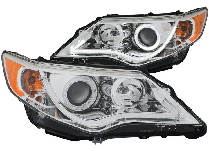 ANZO 12-13 CAMRY PROJECTOR HEADLIGHTS W/ HALO CHROME