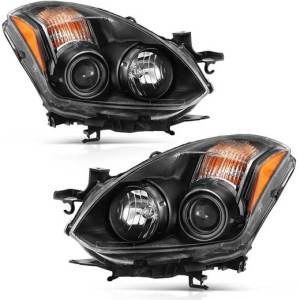 ANZO 10-13 ALTIMA 2DR PROJECTOR HEADLIGHT (HALOGEN TYPE) BLACK
