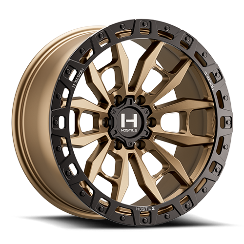 HOSTILE H130 CRANDON BRONZE BLACK 17X9 5-127 0MM 78.1MM
