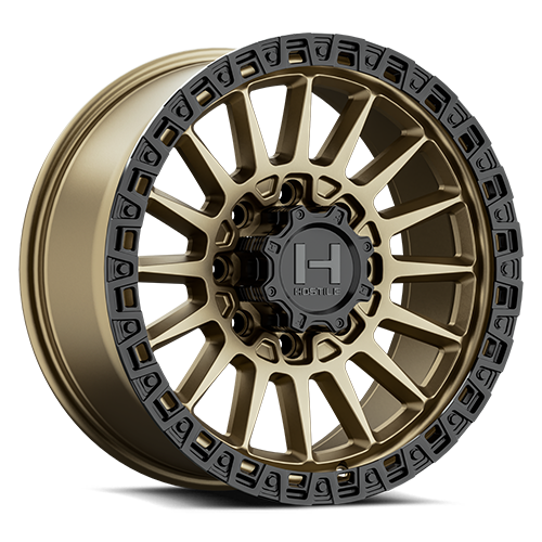 HOSTILE H137 BATTLE BRONZE BLACK 17X9 8-165.1 0MM 125.2MM