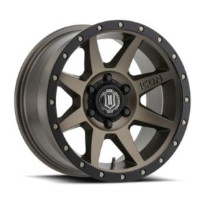Icon Alloys Rebound 17x8.5 Bronze 6x139.7 0mm Offset 4.75in Backspacing