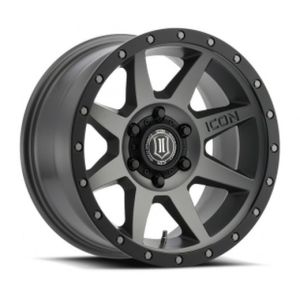 Icon Alloys Rebound 17x8.5 Titanium 6x139.7 0mm Offset 4.75in Backspacing