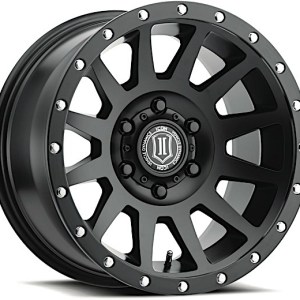 Icon Alloys Compression 17x8.5 Satin Black 6x139.7 0mm Offset 4.75in Backspacing