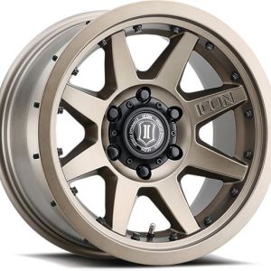 Icon Alloys Rebound Pro 17x8.5 Bronze 5x127 6mm Offset 5in Backspacing