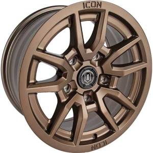 Icon Alloys Vector 5 17x8.5 Bronze 5x150 25mm Offset 5.75in Backspacing