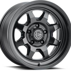 Icon Alloys Nuevo 17x8.5 Satin Black 6x139.7 0mm Offset 4.75in Backspacing