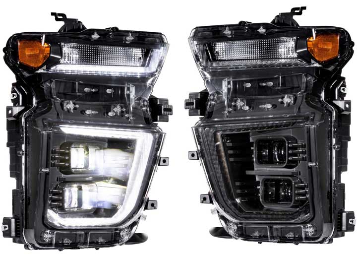 MORIMOTO 20-C SILVERADO 2500/3500 HD XB HYBRID HEADLIGHTS (PAIR)