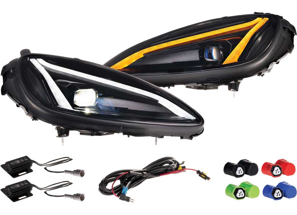 MORIMOTO 05-13 CORVETTE C6 XB LED HEADLIGHT (C8 STYLE / SET)