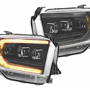 MORIMOTO 14-21TUNDRA MORIMOTO XB LED PROJECTOR HEADLIGHTS (AMBER DRL)